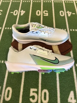 耐克 Air Zoom Infinity Tour 2 高尔夫鞋几乎没有绿色/白色 FD0217-300 男式 15 码 — 第 1/4 张图片