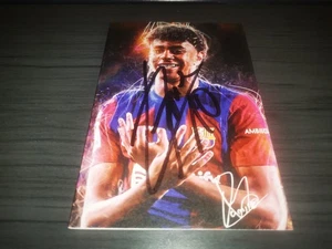 Lamine Jamal handsignierte Autogrammkarte FC Barcelona Club - Bild 1 von 2