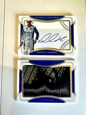 2023 Panini National Treasures - Jumbo Signatures Booklets Daniel Hemric 1/25 - Image 1 of 4