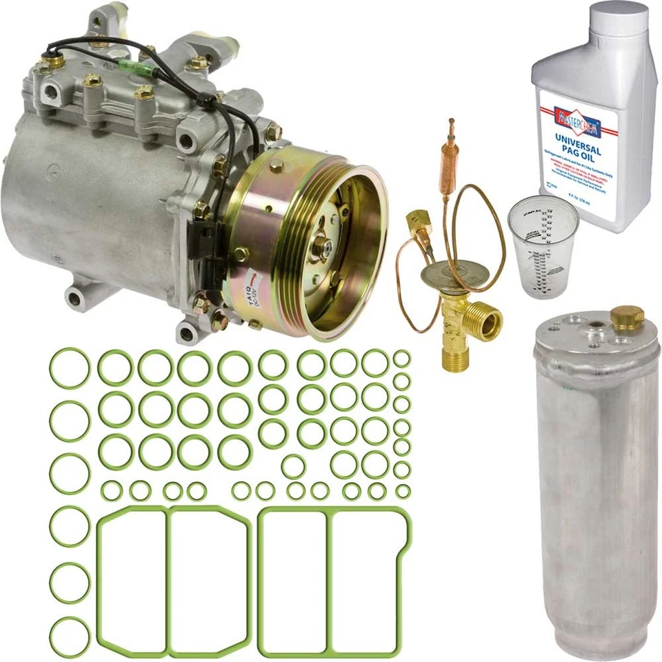 Compresor de aire acondicionado Omega para Dodge Durango 2012 2013 con kit de reparación de aire acondicionado TCP Foto 1 de 1