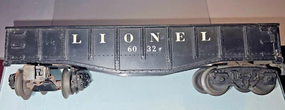 LIONEL POSTWAR O 6032 GONDOLA 600180 - Image 1 of 4