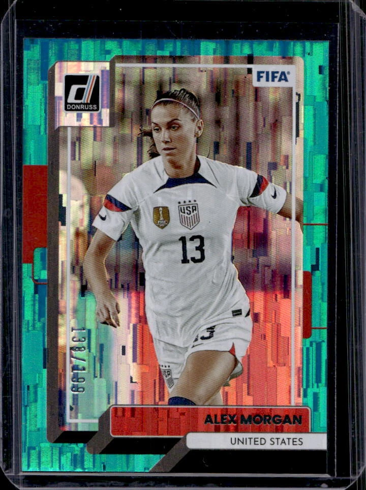 2022-23 Donruss Fifa Alex Morgan Teal #138/199 United States