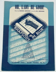seltene GEORGE GERSHWIN Noten OH LADY BE GOOD - 1924 - Bild 1 von 5