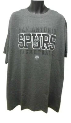 Nueva- Camiseta gris Majestic para hombre de los San Antonio Spurs 2XLT-5XL Foto 1 de 4