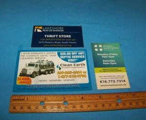 Michigan Mixed Lot Vintage Refrigerator Magnets (3) Michigan Businesses - Picture 1 of 2