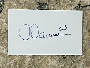 Dermontti Dawson signed Pittsburgh Steelers HOF NFL Index Card JSA  - Picture 1 of 2