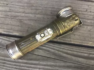 Vtg 40s Official BSA Boy Scouts of America Right Angle Metal Flashlight USA Made - Picture 1 of 13
