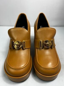 Versace La Medusa Biggie Brown PlatformEU41/US10 - Picture 1 of 7