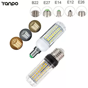 Dimmable 12V E27 E14 E12 B22 LED Corn Bulb 20W 5730SMD 3000K 6000K Bright Lamps - Picture 1 of 18