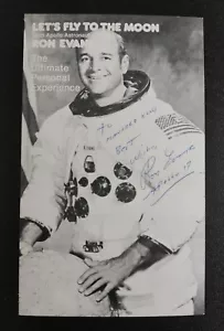 Ron Evans - Apollo 17 Astronaut Command Module Pilot Original Autograph - Picture 1 of 3