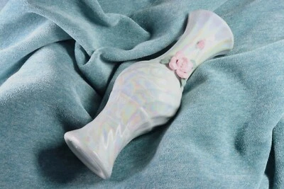 Jarrón esmaltado. Rosa y blanco. Jarrón esmaltado. Rosa y blanco. Foto 1 de 4