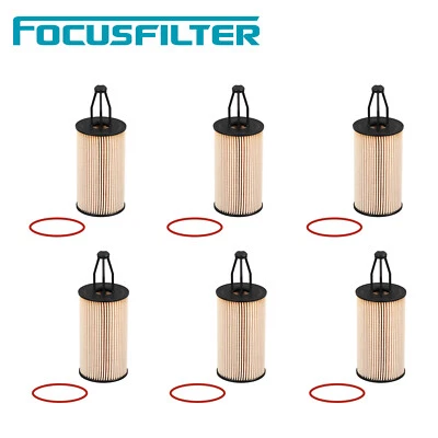 Filtro de aceite 6x para Mercedes Benz 2761800009 HU7025z Foto 1 de 4