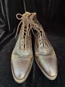 Vintage Beacon Leather Lace-up Boot - Womens 8 / 8 1/2 - Picture 1 of 8