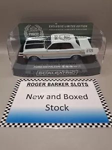 Scalextric C3986 Ford XW Falcon Diamond White NSCC DPR Lights BNIB 1:32 Slot Car - Picture 1 of 6