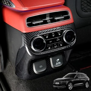 Carbon Fiber ABS Rear Air Conditioner Vent Outlet Cover Trim For Genesis GV70 - Picture 1 of 7
