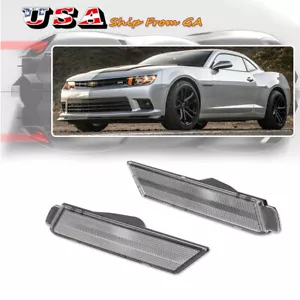 Carcasa de luces marcadoras laterales de lente transparente para Chevrolet Chevy Camaro 2010-2015 - Imagen 1 de 8