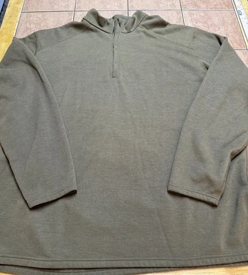 DriFire FR 1/4 Zip Fleece Mens Sz XXL Flame Resistant Fleece Brown DF2-277MZ - Image 1 of 4