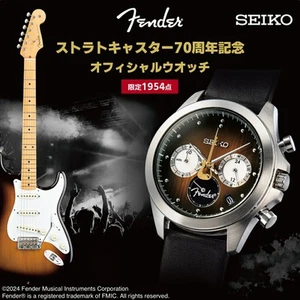 Seiko Fender Stratocaster 70th Anniversary Watch Official Limited Edition - Picture 1 of 4