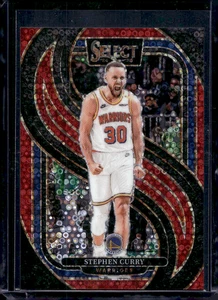 Panini Select 2024-25 - Premier Level Stephen Curry #143 Red Disco Prizm #/49 - Imagen 1 de 2