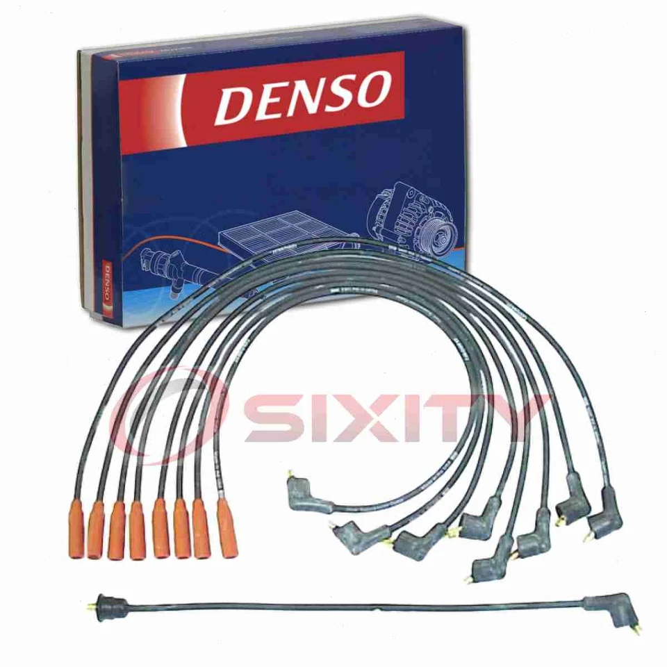 Conjunto de fios de vela de ignição Denso para 1965-1970 Mercury Marauder 6.4L 6.7L 7.0L V8 ps - Imagem 1 de 4