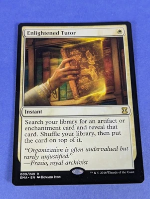 MTG Magic: Eternal Masters: Enlightened Tutor #009/249 Rare - NM - Image 1 of 2