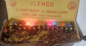 Vintage Clemco Christmas Lights - Picture 1 of 5