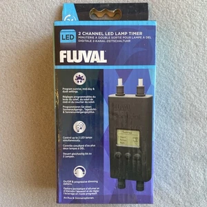 NEW Fluval 2-Channel Digital LED Lamp Timer Controller Dimmer A3977 24-Hour - Picture 1 of 5