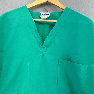 De Colección Landau Conjunto Exfoliante 2XL Verde Uniforme Médico Disfraz Hecho en EE. UU. Halloween Foto 1 de 4