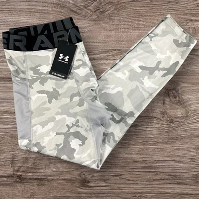 NUEVO CON ETIQUETAS $80 Under Armour Cold Gear Gris Camuflaje Compresión Leggings Para Hombre XXL 1381747 Foto 1 de 4