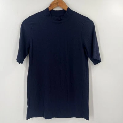 Top Universal Standard XS (10-12) Elevated Essential Pima Modal Modal Mock Neck Foto 1 de 4