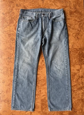 Levis 559 Jeans Mens 34x32 Blue Denim Straight Leg Medium Wash 10 - Image 1 of 4