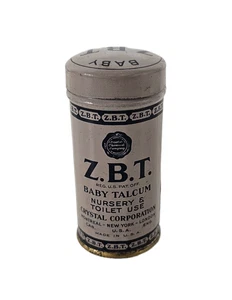 Vintage Z.B.T. Baby Talkumpuderdose Werbung Miniatur - Bild 1 von 6