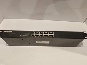 Intellinet 16 Port Rackmount Switch 520409 - Picture 1 of 3