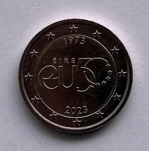 IRLANDA - 2 € Moneda Conmemorativa 2023 - 50 Años de Membresía de la UE UNC - Imagen 1 de 1