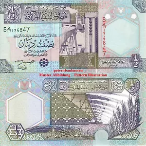 Libia / Lybia 1/2 dinar 2002 Unc P 63 6140# recién casado - Imagen 1 de 3