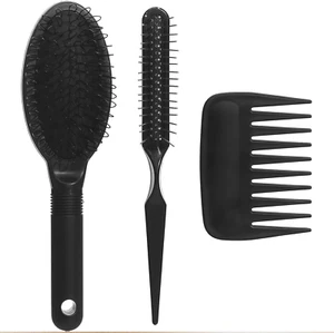 3Pcs Hair Brush, Wig Brushs Comb Set for Synthetic Wigs, Loop Wig Brush Hair Ex - Picture 1 of 12