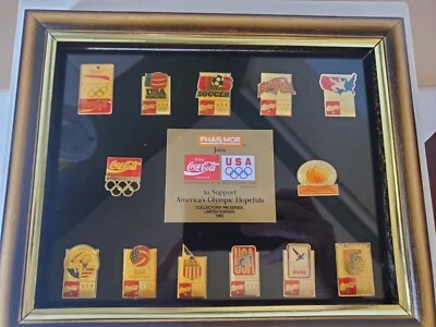 COCA-COLA USA 1992 Olympic Team PHAR-MOR Collectors Pin Series LE OB NEW - Image 1 of 4