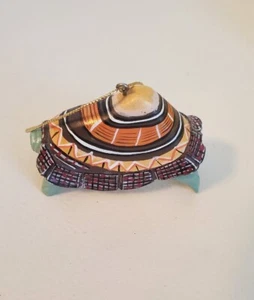 Robert Schields Schildkröte Ornament Keramik FÜR TEILE ODER REPARATUR - Bild 1 von 5