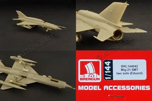 Brengun Modelos 1/144 Mikoyan MiG-21 SMT Cama de Peces Foto Grabado Actualización Set (144042) - Imagen 1 de 2