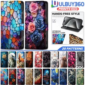 For Samsung A15 A35 A55 A14 A35 A54 A53 Pattern Case Leather Wallet Flip Cover - Picture 1 of 27