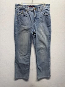 Gloria Vanderbilt Amanda Jeans Size 12 Medium Wash Denim Stretch Mid-Rise - Picture 1 of 12