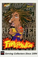 2013 AFL Champions Laserfoil Firepower Caricature FC53 Nick Naitanui (W. Coast)
