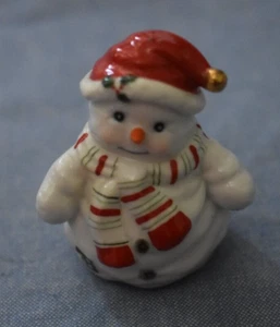 Enesco Snow Folks Snowman Priscilla Hillman I Will wait all winter for You 1997 - Picture 1 of 3