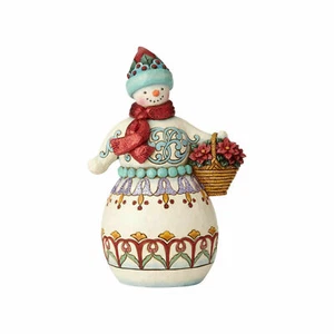 Muñeco de nieve Jim Shore Heartwood Creek - Deliver Cheer Wonderland 6001421 - Imagen 1 de 1