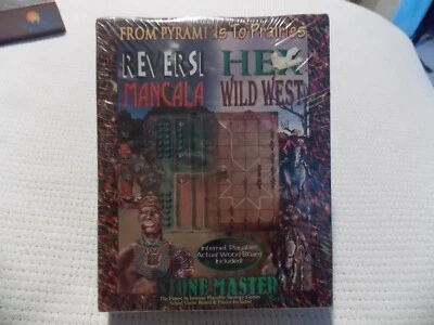 Pyramids to Praries Reversi Mancala Hex Wild West Stone Master PC Game New 1997 - Image 1 of 2