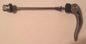 FRONT Blue/Grey ALLOY Quick Release axle SKEWER new - Picture 1 of 5