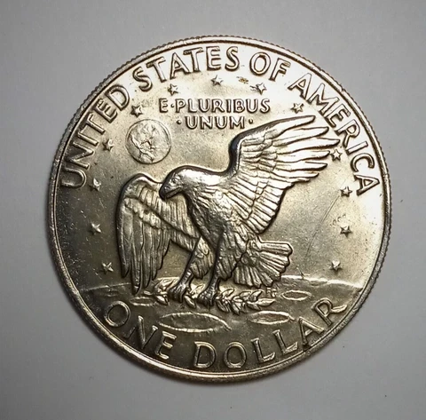 USA 1978 COIN ONE DOLLAR AMERICAN. " 'LIBERTY EISENHOWER" Cover