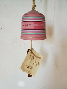  Tesa Handpainted Southwest Pottery Bell Chime  - Picture 1 of 24