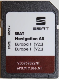 SD Karte für SEAT MAP NAVIGATION MIB2 AS 6PO 25/26 V21 ARONA IBIZA TOLEDO ATECA - Bild 1 von 1