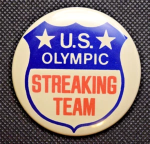 Prendedor de esquí del equipo olímpico de rayas de Estados Unidos - Imagen 1 de 3